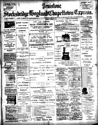 cover page of Penistone, Stocksbridge and Hoyland Express published on August 2, 1901