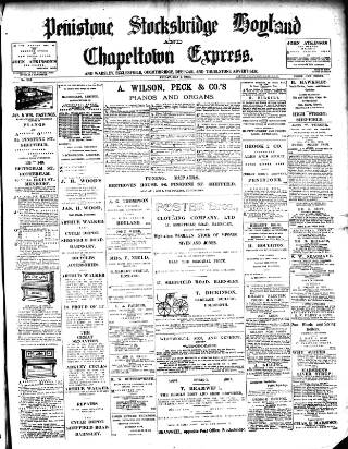 cover page of Penistone, Stocksbridge and Hoyland Express published on May 2, 1902