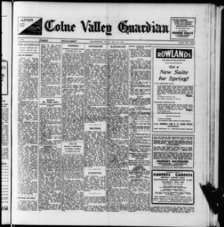 cover page of Colne Valley Guardian published on May 4, 1962