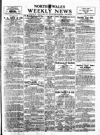 cover page of North Wales Weekly News published on June 18, 1959