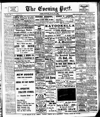 cover page of Jersey Evening Post published on August 2, 1909