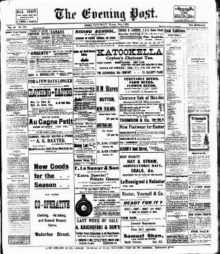 cover page of Jersey Evening Post published on March 19, 1910