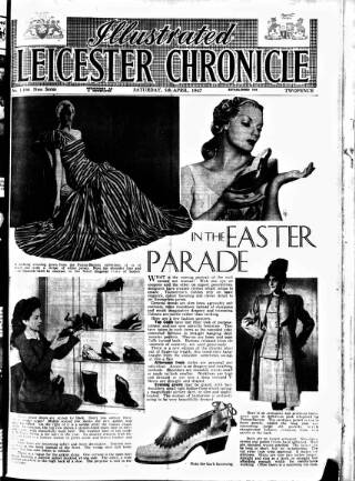 cover page of Leicester Chronicle published on April 5, 1947