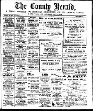 cover page of Flintshire County Herald published on May 2, 1924