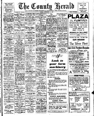 cover page of Flintshire County Herald published on September 17, 1943