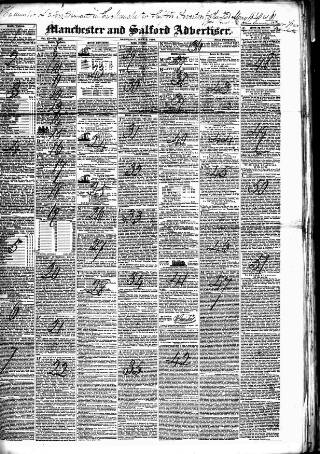cover page of Manchester & Salford Advertiser published on May 2, 1840