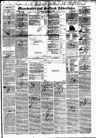 cover page of Manchester & Salford Advertiser published on September 17, 1842