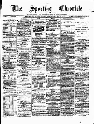 cover page of Sporting Chronicle published on May 2, 1877