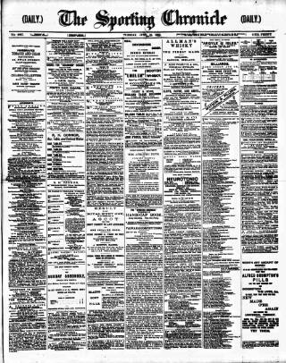 cover page of Sporting Chronicle published on June 18, 1889