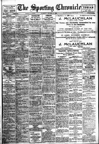 cover page of Sporting Chronicle published on August 2, 1921