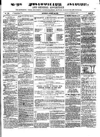 cover page of Middleton Albion published on August 2, 1862