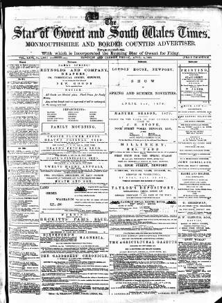 cover page of Star of Gwent published on April 4, 1879