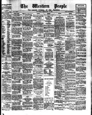 cover page of Western People published on September 17, 1904