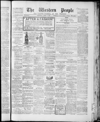 cover page of Western People published on April 1, 1916