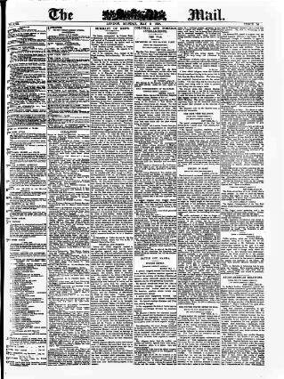cover page of Evening Mail published on May 2, 1898