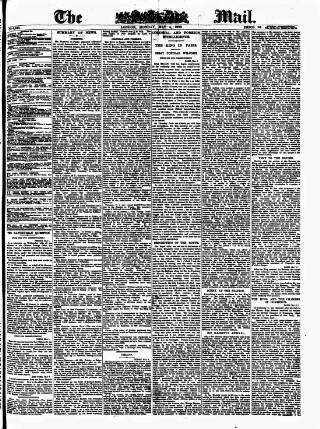 cover page of Evening Mail published on May 4, 1903