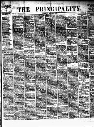 cover page of Principality (Cardiff) published on March 13, 1880