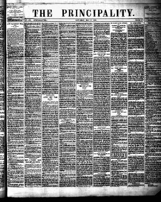 cover page of Principality (Cardiff) published on May 8, 1880
