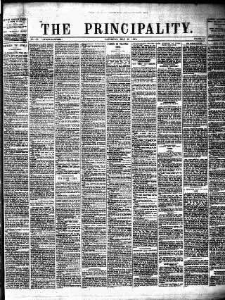 cover page of Principality (Cardiff) published on May 15, 1880