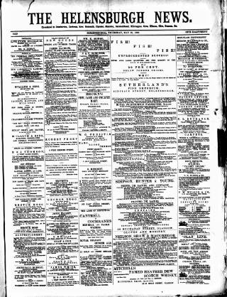 cover page of Helensburgh News published on May 19, 1892