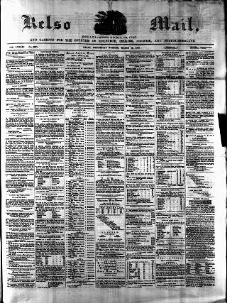 cover page of Kelso Mail published on March 19, 1879