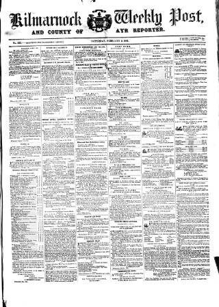 cover page of Kilmarnock Weekly Post and County of Ayr Reporter published on February 2, 1861