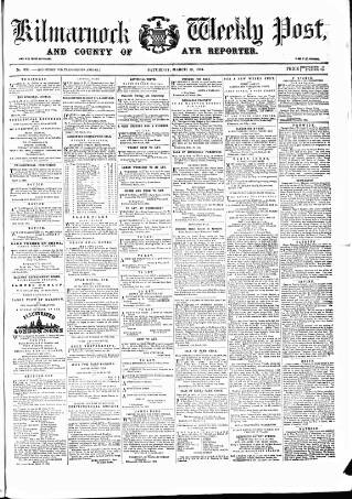 cover page of Kilmarnock Weekly Post and County of Ayr Reporter published on March 19, 1864