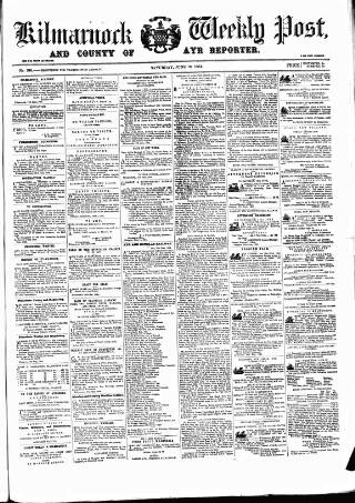 cover page of Kilmarnock Weekly Post and County of Ayr Reporter published on June 18, 1864