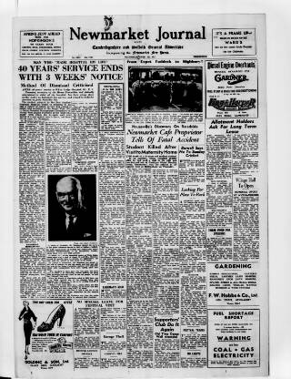 cover page of Newmarket Journal published on April 4, 1951