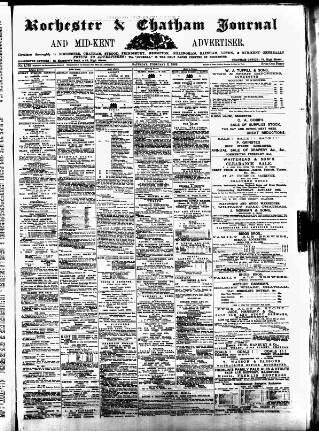 cover page of Rochester, Chatham & Gillingham Journal published on February 2, 1889
