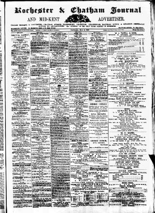 cover page of Rochester, Chatham & Gillingham Journal published on May 4, 1889