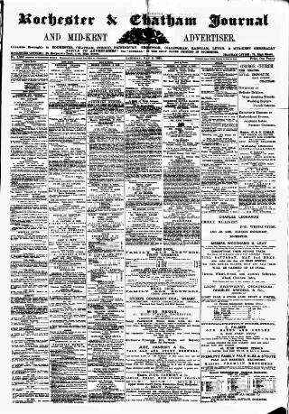 cover page of Rochester, Chatham & Gillingham Journal published on May 2, 1891