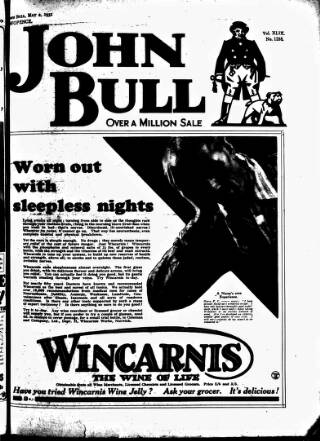 cover page of John Bull published on May 2, 1931
