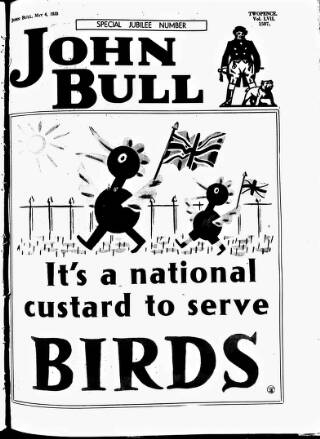 cover page of John Bull published on May 4, 1935