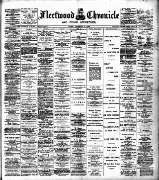 cover page of Fleetwood Chronicle published on November 2, 1900
