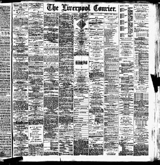 cover page of Liverpool Courier and Commercial Advertiser published on September 17, 1889