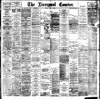 cover page of Liverpool Courier and Commercial Advertiser published on April 4, 1892
