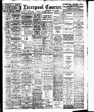 cover page of Liverpool Courier and Commercial Advertiser published on June 18, 1909
