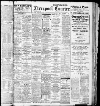 cover page of Liverpool Courier and Commercial Advertiser published on November 2, 1912