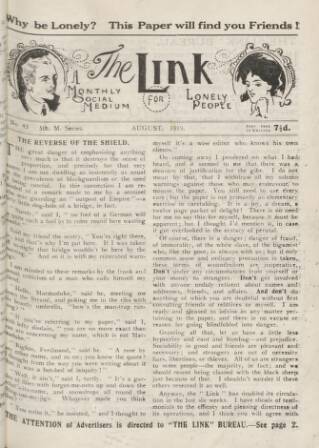 cover page of Link published on August 1, 1919