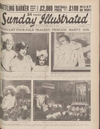 cover page of Sunday Illustrated published on February 18, 1923