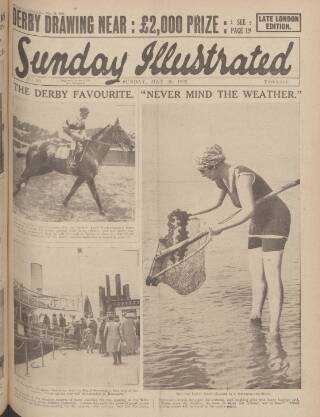 cover page of Sunday Illustrated published on May 20, 1923