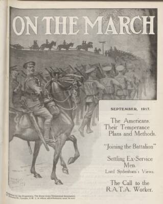 cover page of On the March published on September 1, 1917