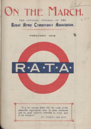 cover page of On the March published on February 1, 1919