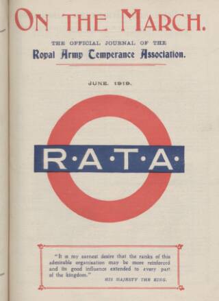cover page of On the March published on June 1, 1919