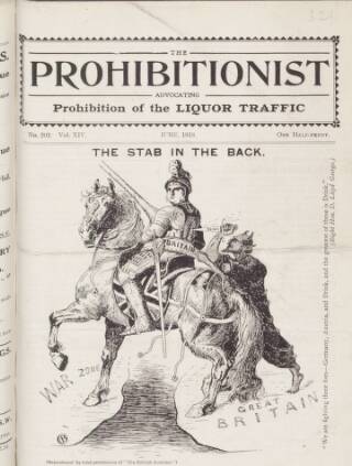 cover page of Prohibitionist published on June 1, 1918