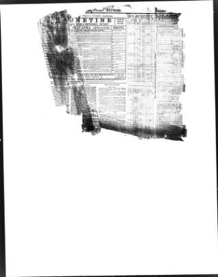 cover page of Stratford Express published on December 14, 1872