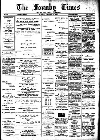cover page of Formby Times published on February 2, 1901