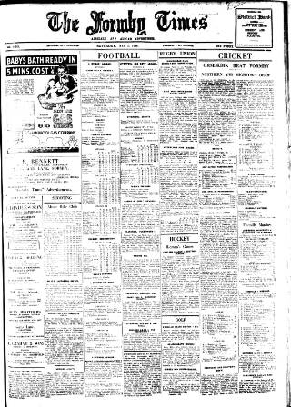 cover page of Formby Times published on May 2, 1936
