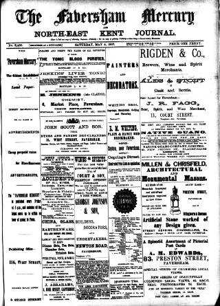 cover page of Faversham Times and Mercury and North-East Kent Journal published on May 4, 1907